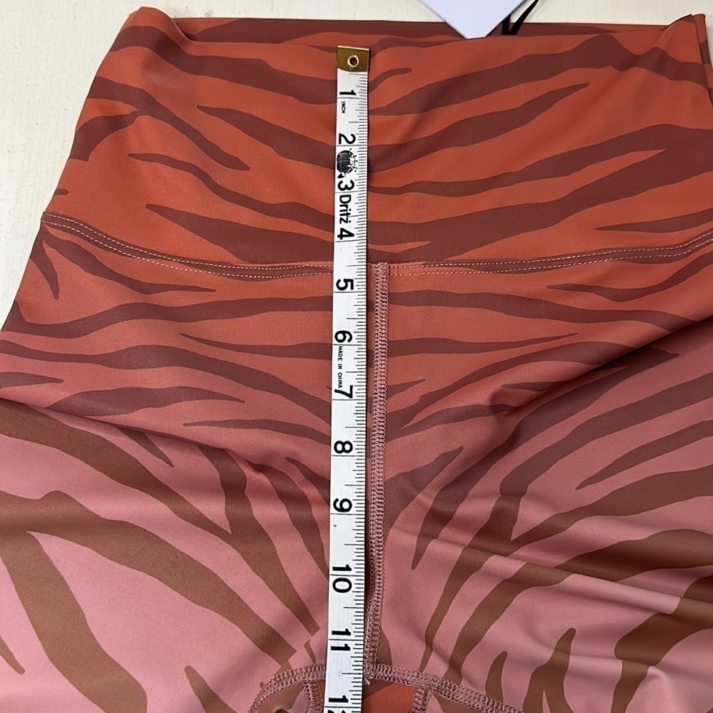 Beach Riot Pink and Brown Zebra Leggings - Picture 16 of 16